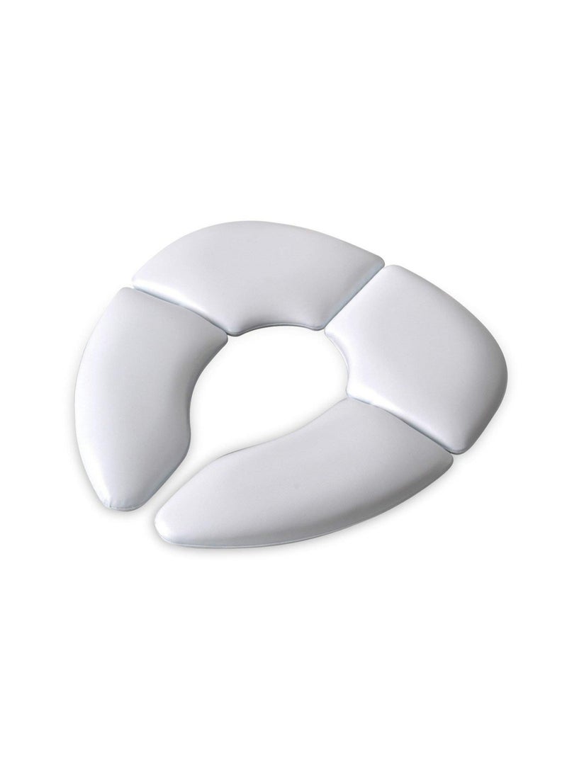 ممز بلانيت قاعدة حمام مبطنة للاطفال قابلة للطي مقعد نونية محمول حمل مقعد تدريب مرحاض للاطفال مناسب للسفر مريح وآمن - Image 2